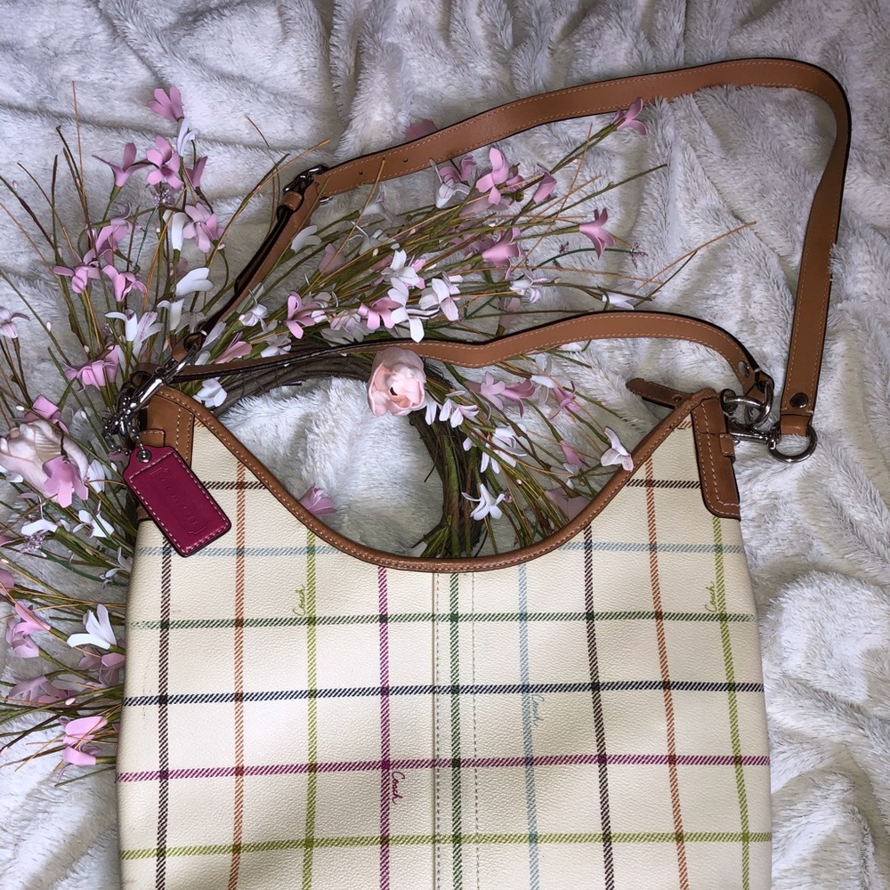COACH TATTERSALL CONVERTIBLE HOBO - Picture 2 of 6